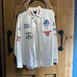 Wrangler sponsored Rodeo worn team Ropers team shirt worn one time very rare
